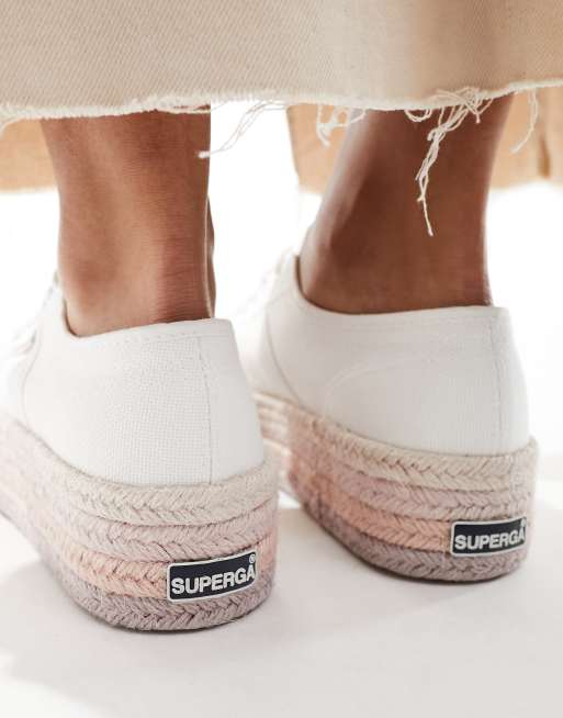 Superga woven platform on sale