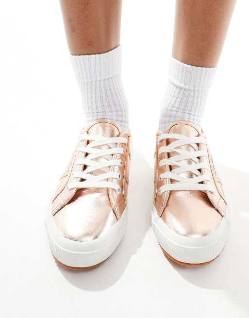 Superga rose gold glitter sales
