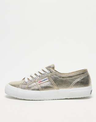 Superga - Sneaker in Metallic-Silber