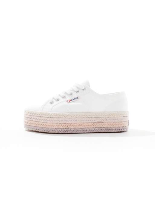 Superga shop bianche corda