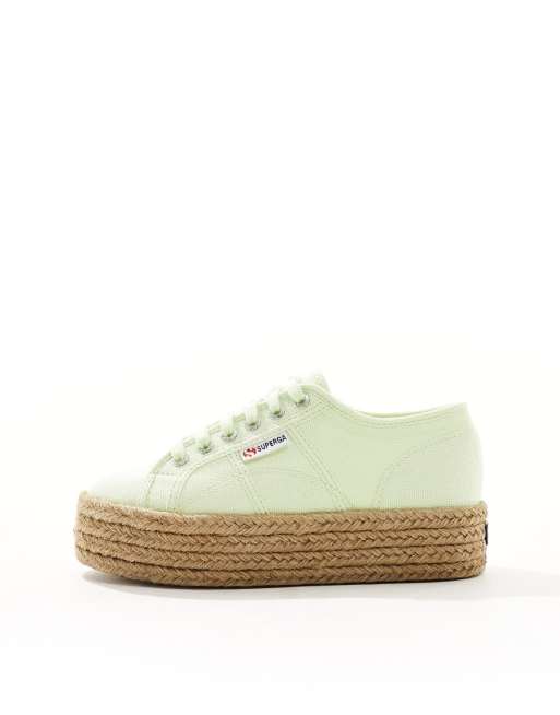 Superga - Sneakers verde lime, 2 di 5