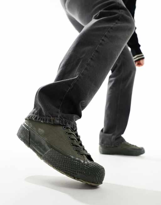 Superga trainers in green