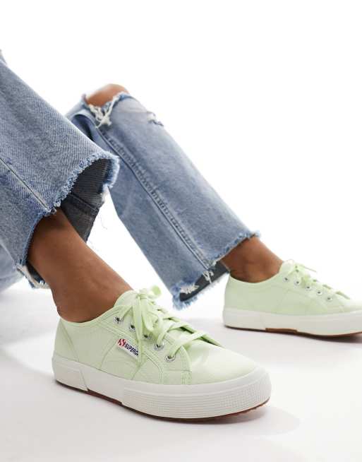 Superga on sale green shoes