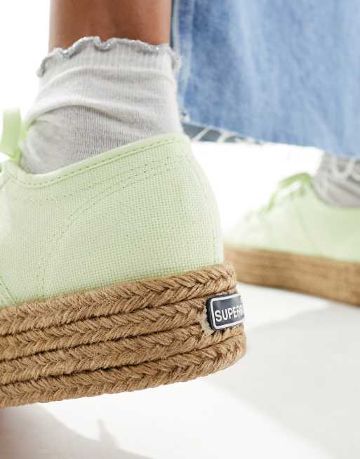 Superga cheap lime green