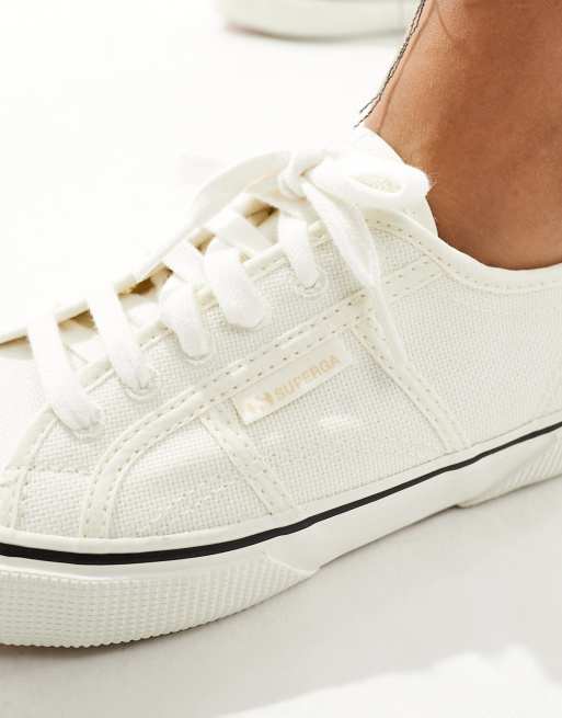 Superga trainers in off white