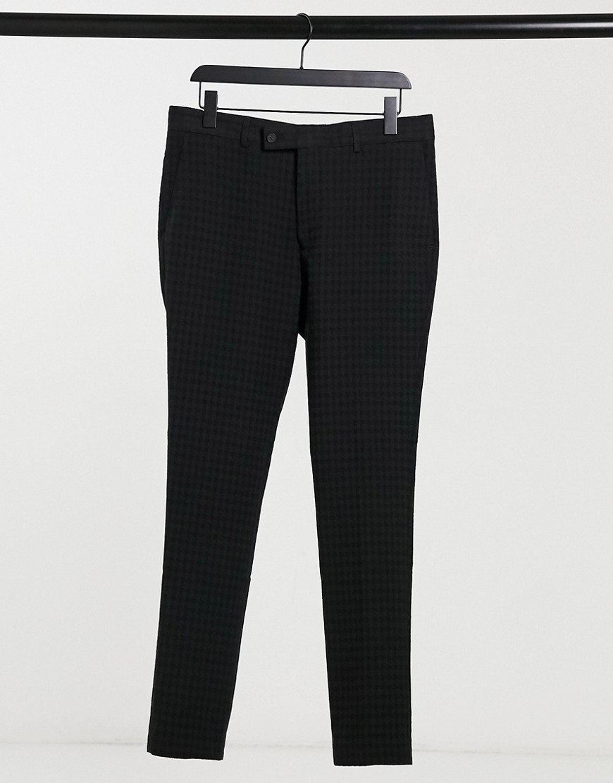 фото Супероблегающие брюки с фактурой «гусиная лапка» bolongaro trevor-черный