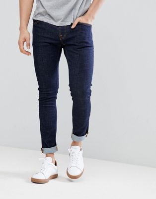 фото Супероблегающие джинсы nudie jeans co - tight terry (rinse blue)-темно-синий