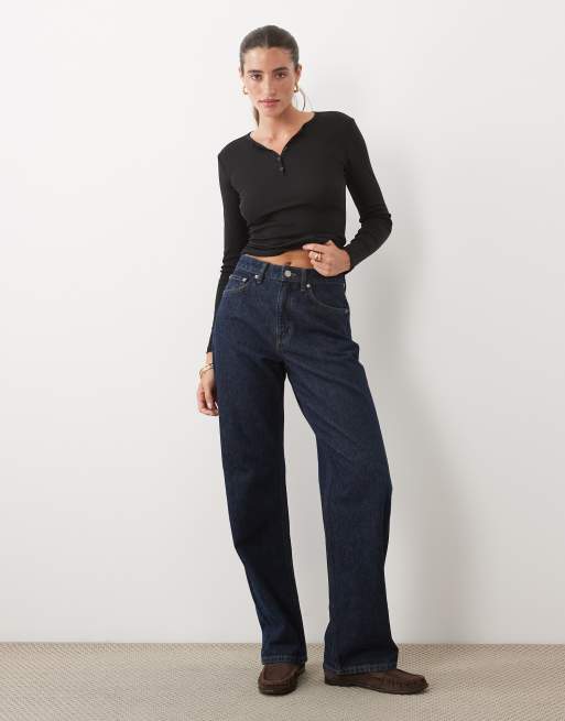 Supre alexis henley long sleeve top in black, 2 of 4