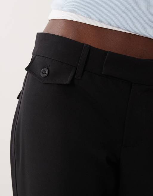 Supré Alison tailored bootleg pants in black, 4 of 5