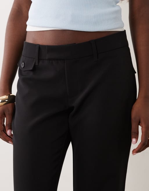 Supré Alison tailored bootleg pants in black, 5 of 5