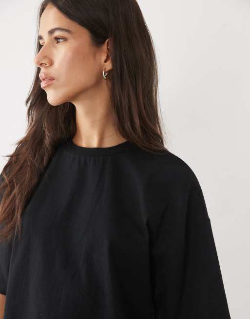 Supre baby T-shirt in zwart, 3 van 4