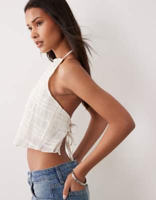 Supre Havana Textured Top In Blue