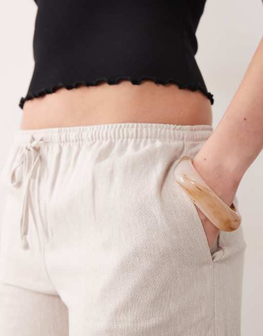 Supré - Henley - Pantalon décontracté en lin - Naturel, 5 de 5