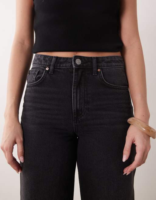 Supré - Jean ample à taille haute - Noir délavé, 5 de 5