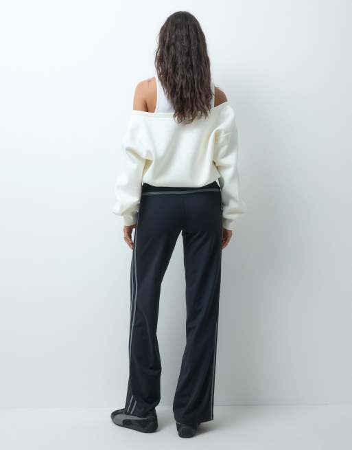 Supre low rise active pants in black & grey, 5 of 5