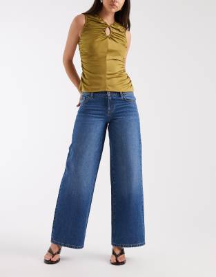 Supre Low Rise Baggy Jean In Blue