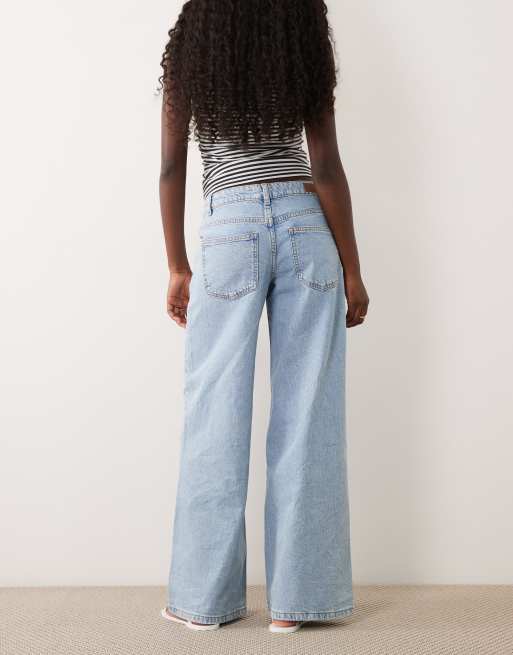 Supré low rise baggy jeans in bleach blue, 2 of 5