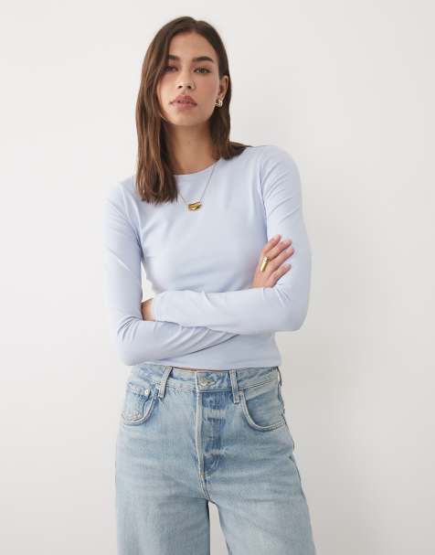 Supre - Miley - Top manches longues - Bleu froid - view 1