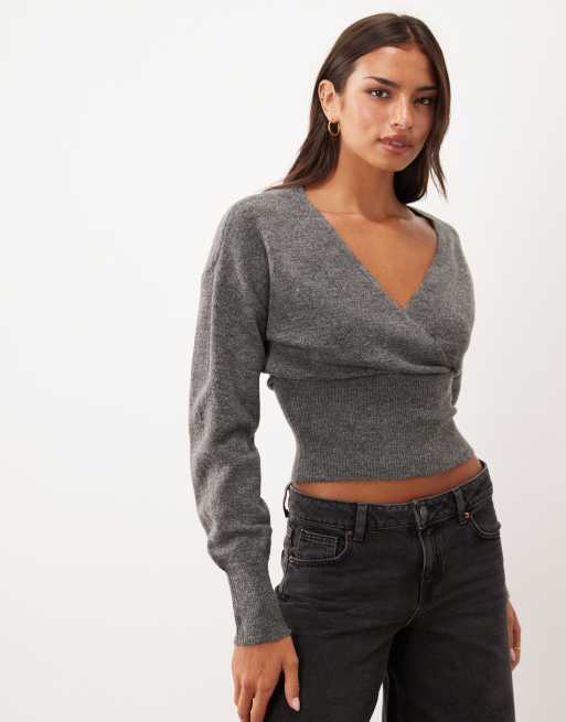 Supre Rachel Wickel-Strickpullover in Anthrazit, 3 von 4