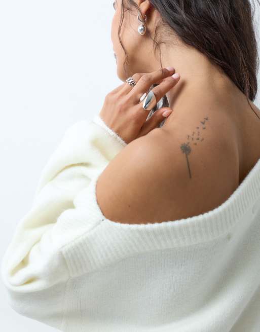 Supré Rae layered crew neck jumper in cosy cream, 2 of 4