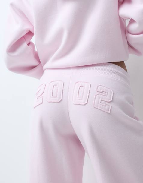 Supre raine 2002 joggers de pierna recta de conjunto en rosa bebé - view 1