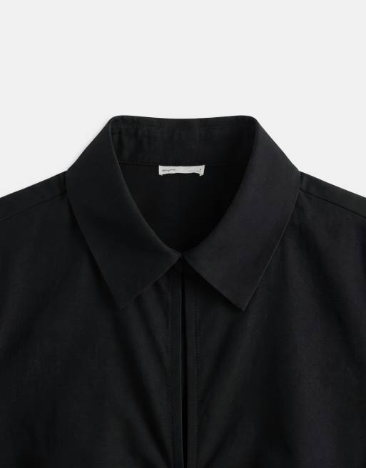 Supré Rebecca short sleeve shirt in black, 7 of 8