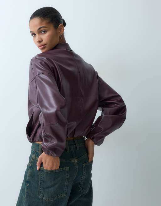 Supre rue blouson bomber en cerise, 4 de 4
