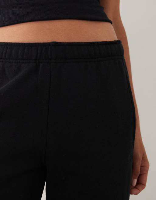 Supre Sasha pantalón de chándal de pernera ancha en negro, 4 de 5