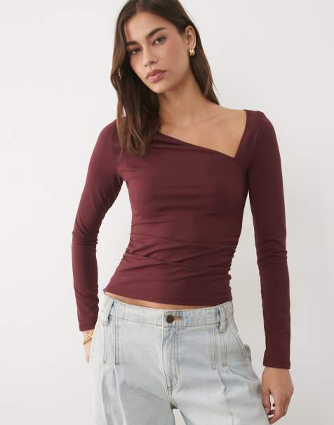 Supre - Sleek Noel - Top manches longues - Marron piment - view 1
