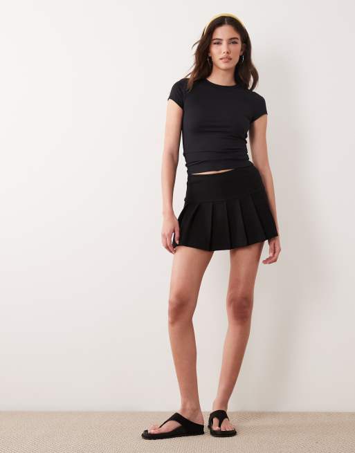 Supre sleek shay top met korte mouwen in zwart, 2 van 4