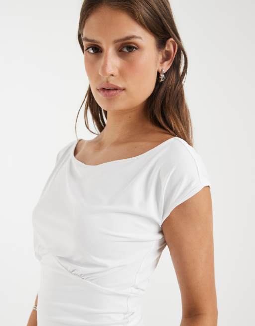Supré super smooth saskia top in white, 3 of 4