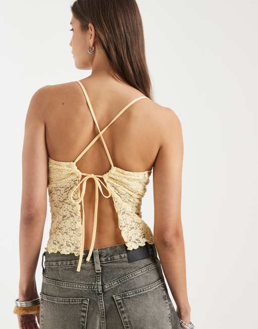Supré - Taya - Top texturé - Jaune soleil, 2 de 4