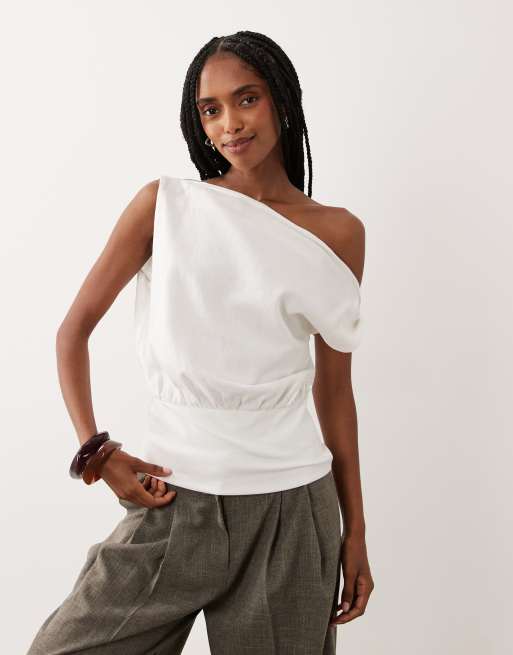 Supre - top blanco con hombros descubiertos Winslow, 2 de 4