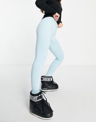 Surfanic Cozy carbondri base layer leggings in blue