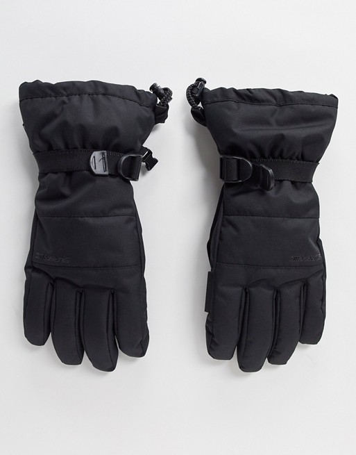 Surfanic Limit ski gloves in black