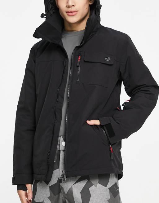 Surfanic - Missile - Giacca da sci tecnica waterproof, colore nero 