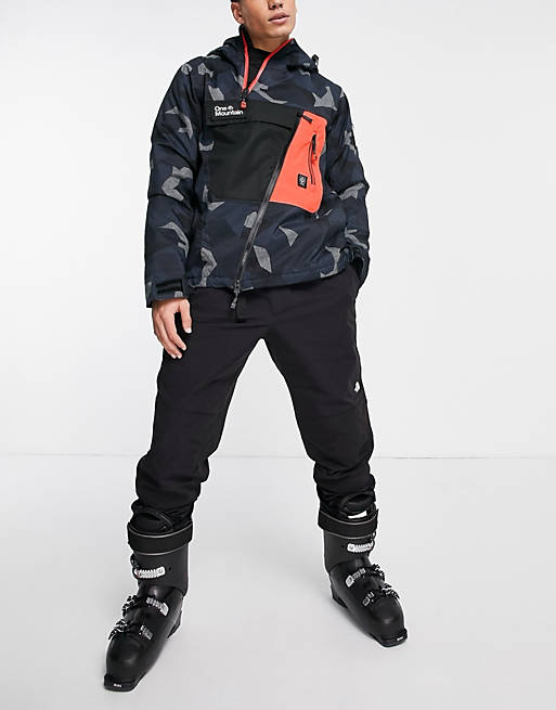 Project X overhead camo technical ski jacket in Asos Men Sport & Swimwear Skiwear Ski Suits 