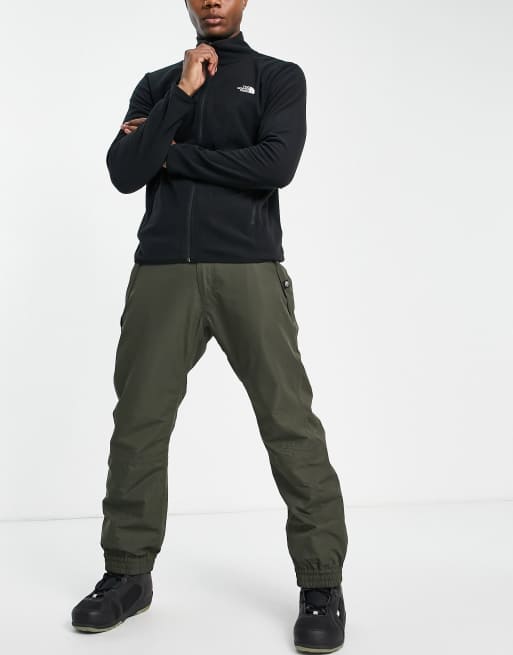 Surfanic scortch waterproof loose fit technical snow pants in green