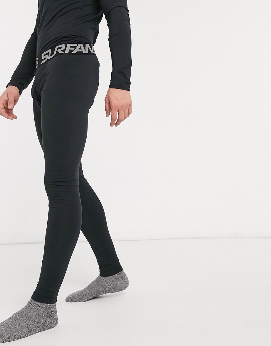 Surfanic - Sorte tætsiddende leggings