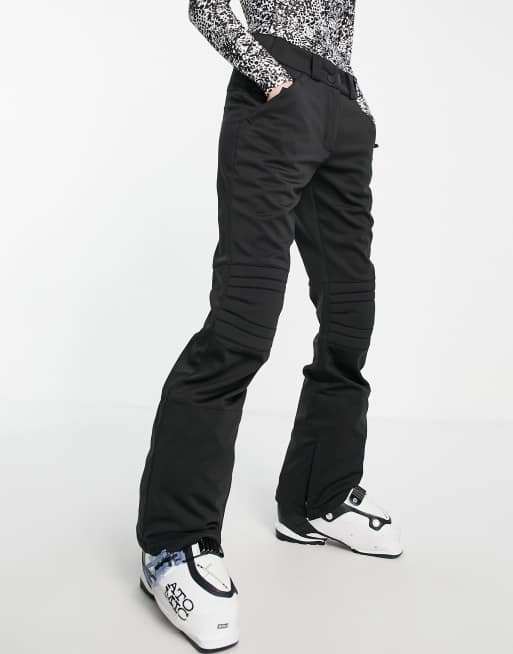 Surfanic Twiggy technical slim fit stretch ski pants in black