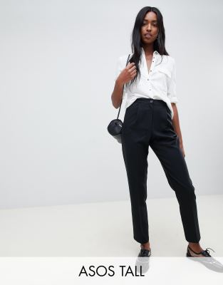 Брюки-галифе Суженные книзу брюки ASOS DESIGN Tall-Черный цвет