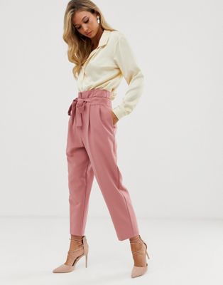 Розовые брюки женские