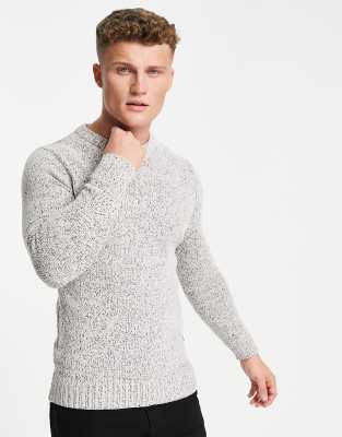 Джемперы и кардиганы  Asos Светло-серый джемпер с круглым вырезом из синели French Connection