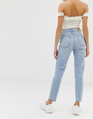 bershka straight cropped