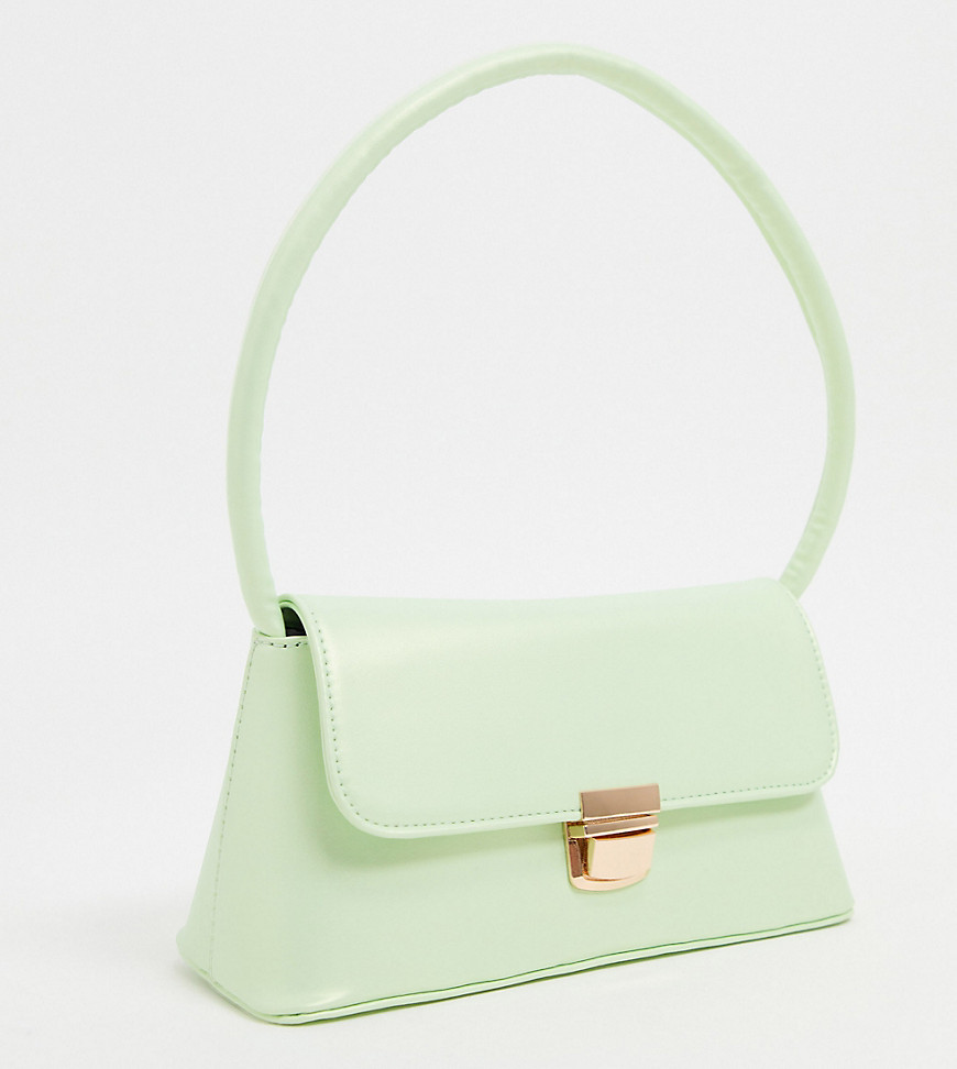 фото Светло-зеленая сумка на плечо эксклюзивно от glamorous-зеленый