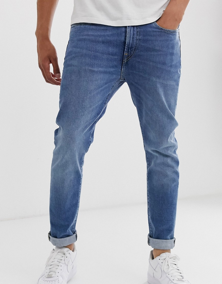 фото Светлые эластичные джинсы зауженного кроя ps paul smith authentic-синий