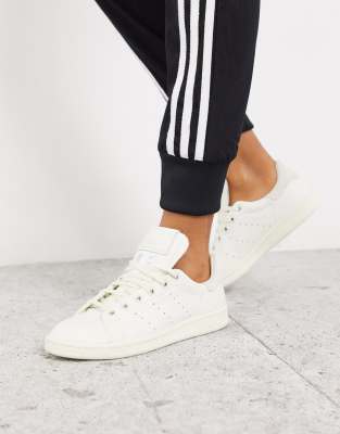 фото Светлые кроссовки adidas originals stan smith-белый