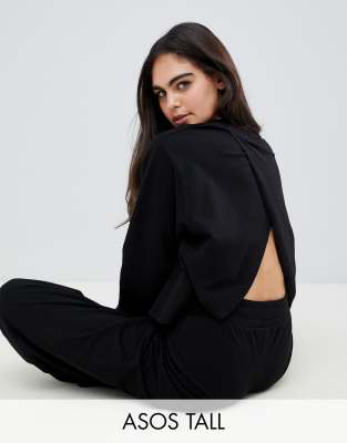 фото Свитшот asos design tall-черный asos tall