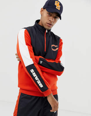 фото Свитшот с молнией 1/4 new era nfl chicago bears эксклюзивно для asos-оранжевый