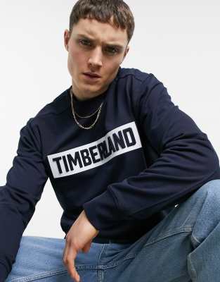 фото Свитшот с тисненым логотипом timberland-темно-синий